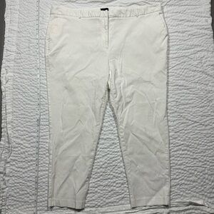 Simply Emma White Pants Women’s 2X